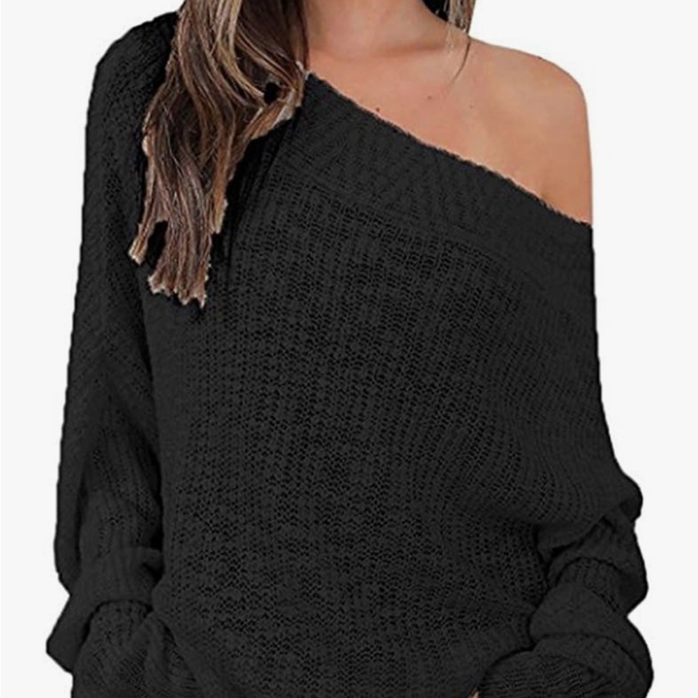Off the shoulder sweater